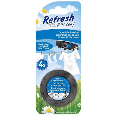 Refresh Your Car Refresh Your Car! Fresh Linen Air Freshener 1 pk RDR201-1AME